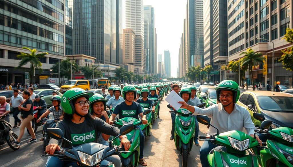 Gojek Beri Uang Tunai Buat Bonus Hari Raya Driver Ojol