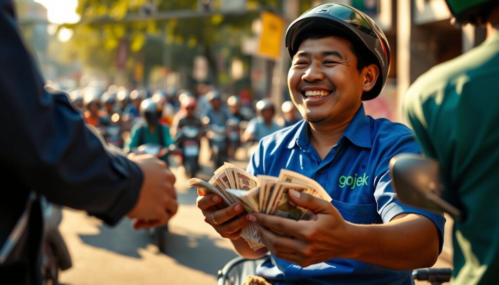 Gojek Beri Uang Tunai Buat Bonus Hari Raya Driver Ojol