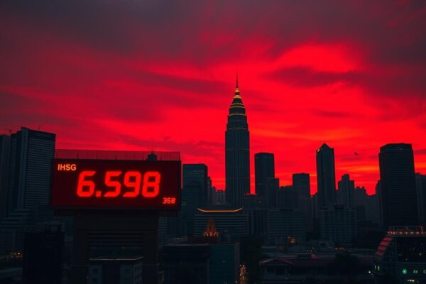 IHSG Melemah ke 6.598 Sore Ini, 368 Saham Berdarah