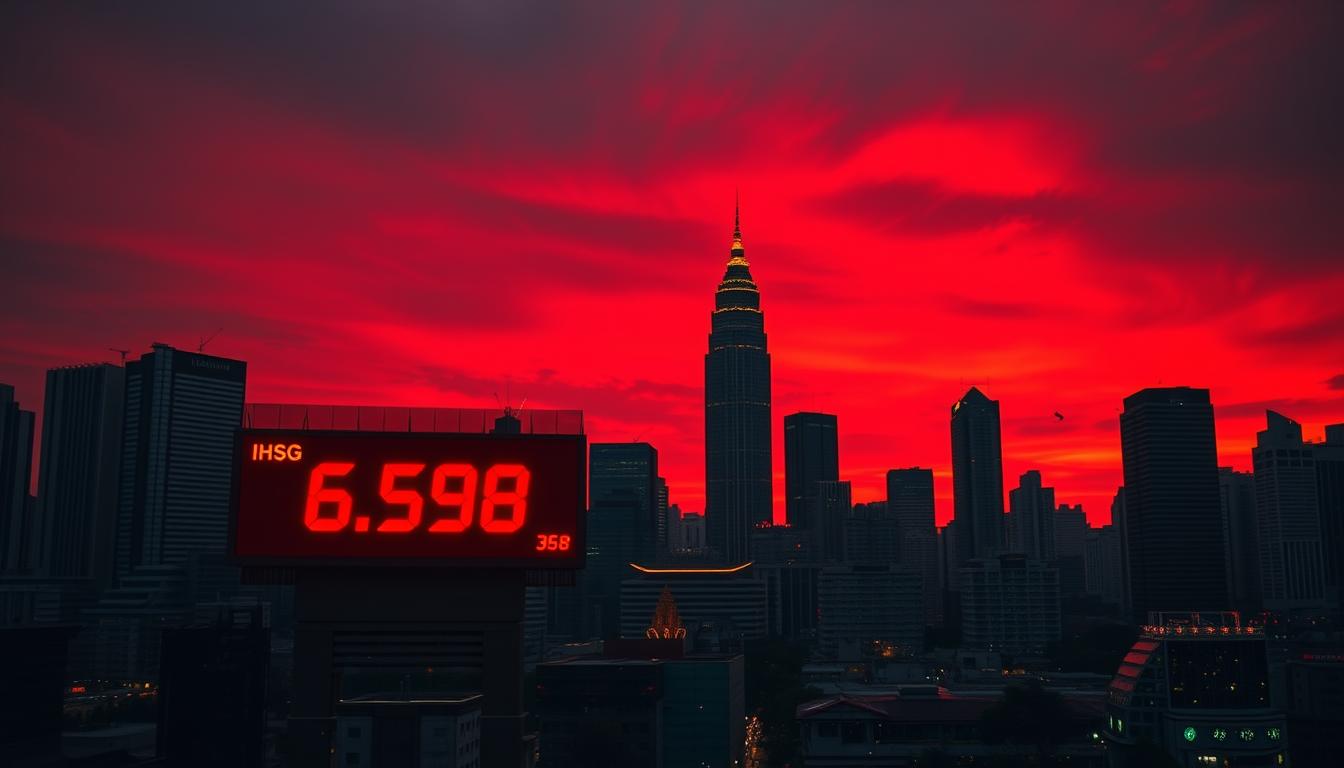 IHSG Melemah ke 6.598 Sore Ini, 368 Saham Berdarah