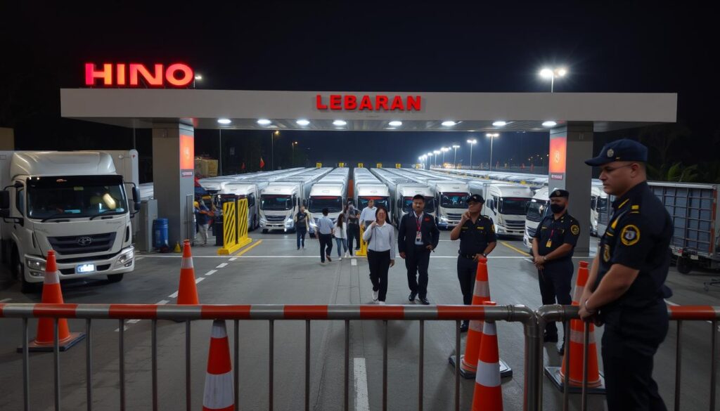 Keamanan Posko Lebaran Hino
