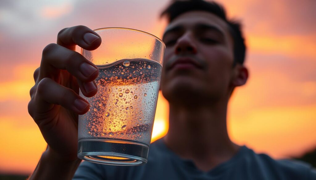 Minum Air saat Berbuka