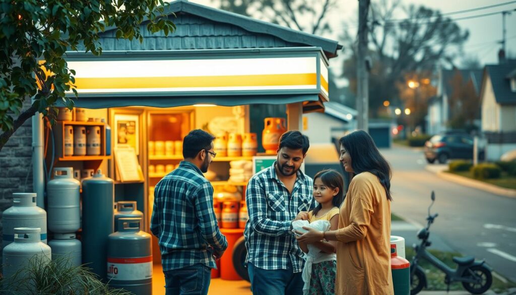 Pasar gas rumah tangga