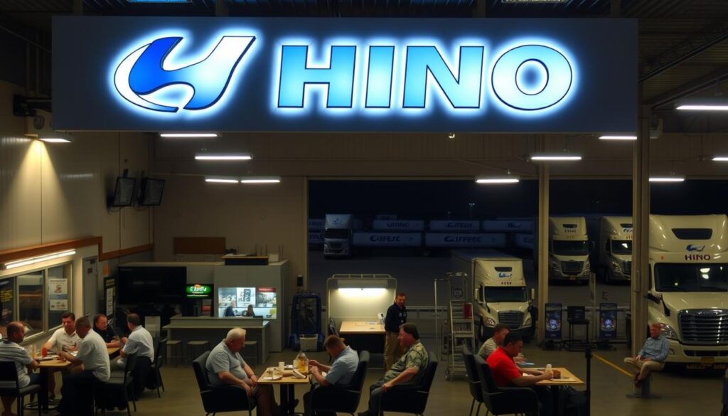 Posko Hino Ramah Bus-Truk