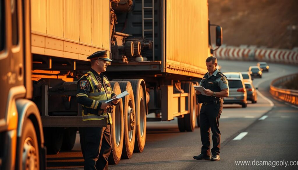 penegakan hukum truk overload
